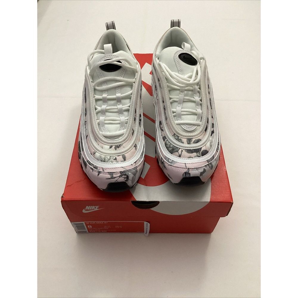 Nike Air Max 97 Athletic Shoe Womens Size‎ 8 - Pink White Black -SKU #2992